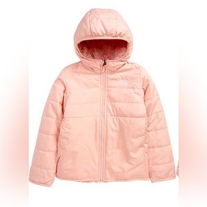 The North Face Toddler Reversible Mossbud Swirl Jacket 3T Pink Salt Brand New